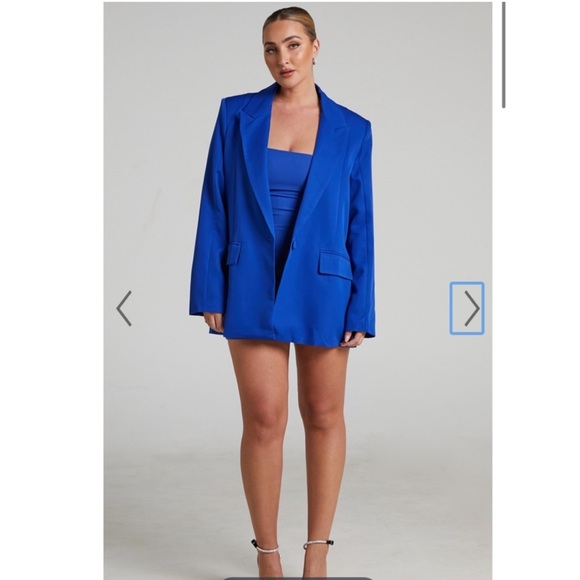 Co-ord Blue Skirt & Blazer Set NWT - Picture 2 of 11